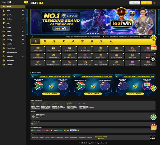 BetJIli B2C সম্পূর্ণ ওয়েবসাইট ডেভেলপমেন্ট সার্ভিস